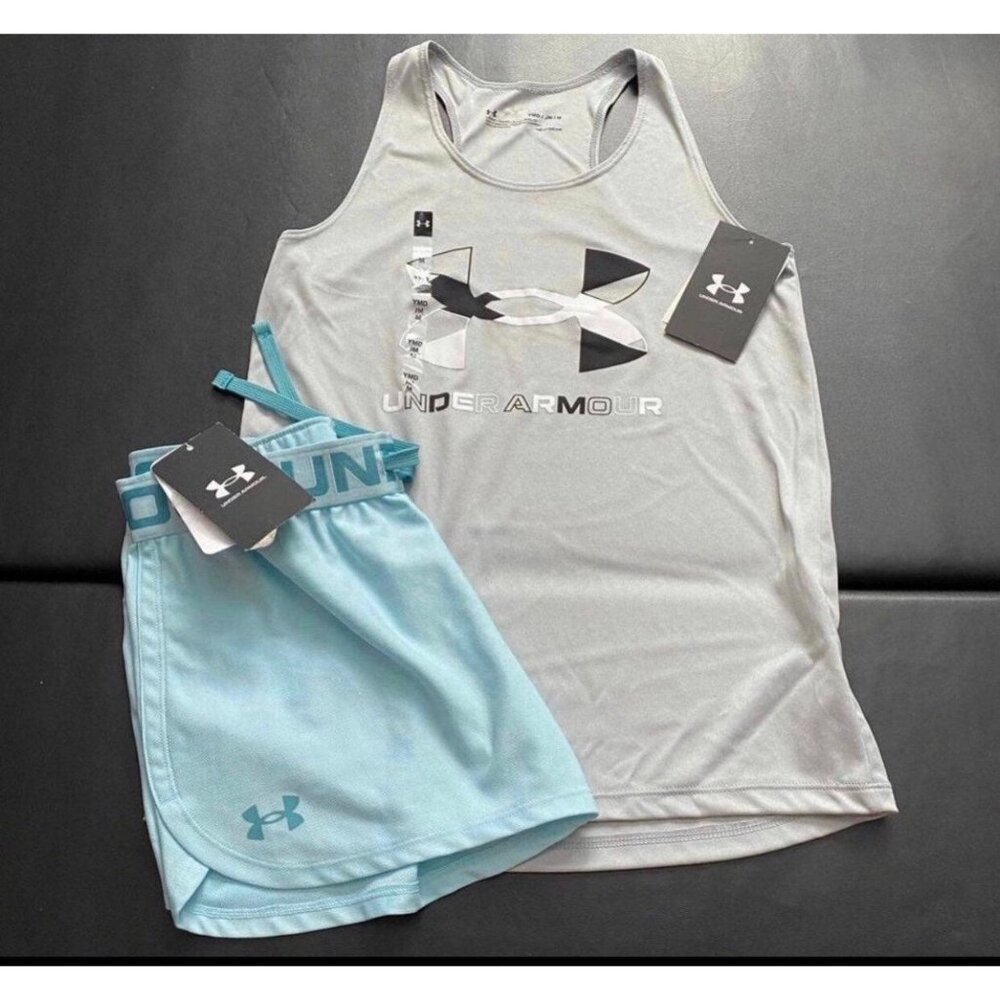 NWT Under Armour Athletic Set Girls Youth Size Medium